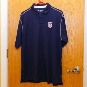 Men's Columbia Golf Polo - US Men's National Soccer team